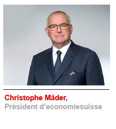 Interview de Christoph Mäder, Président d'economiesuisse